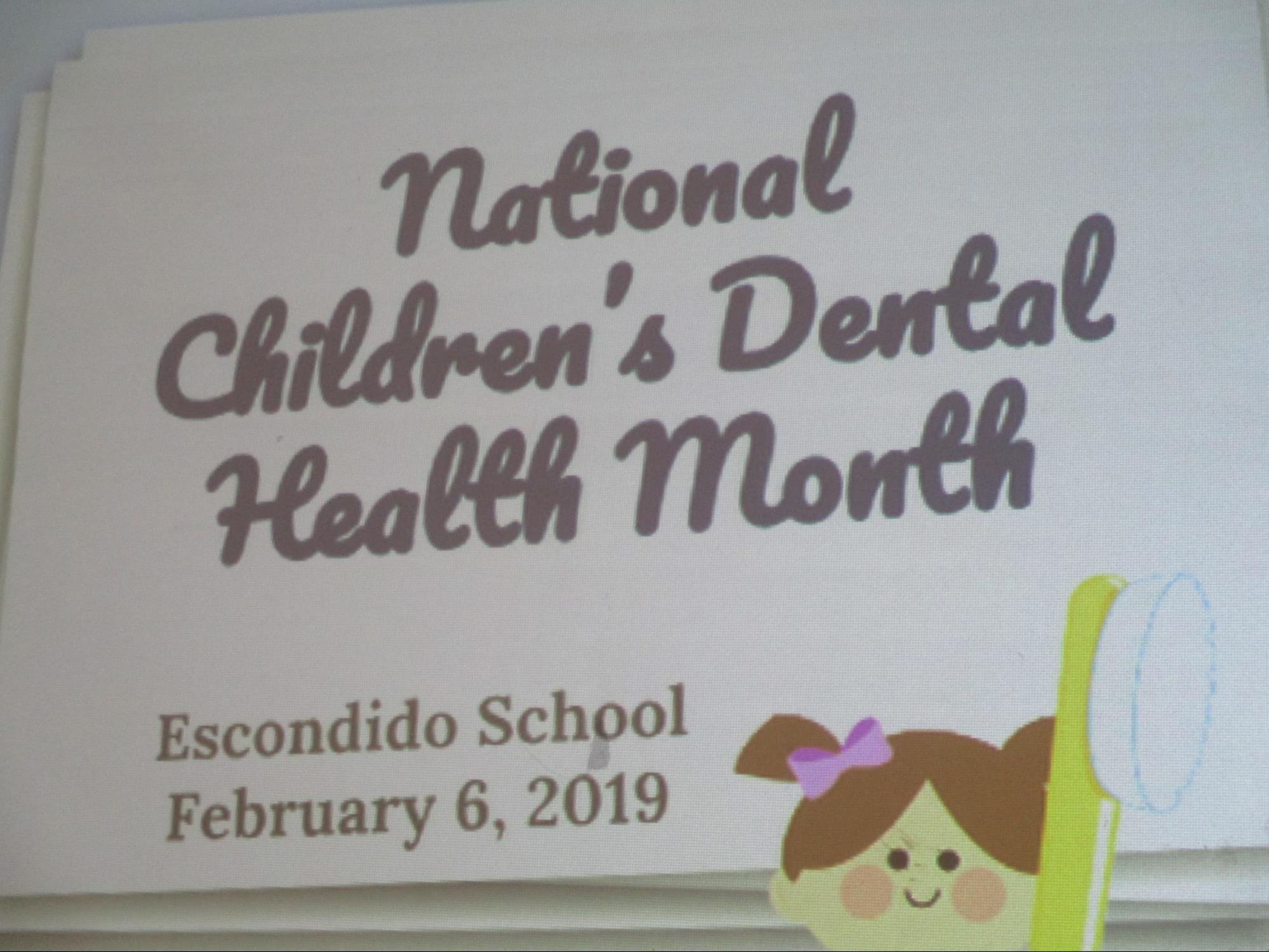 National Children’s Dental Health